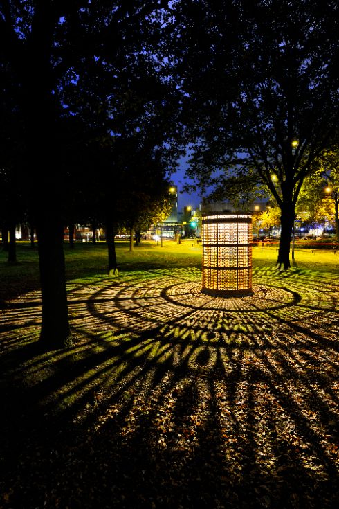 Eindhoven architecture at night